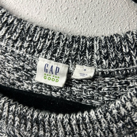 Gap marbled Long Sleeve Cable Knit Sweater Academia Crew Neck‎ Small - Picture 4 of 5